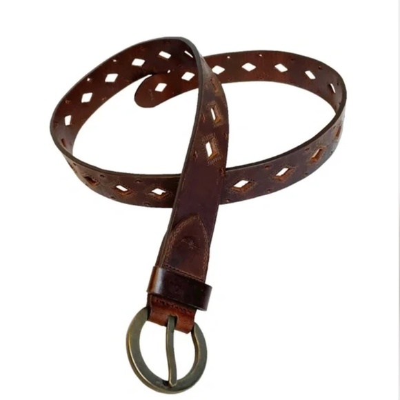 Dockers Other - BROWN Leather Cut Belt